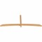 Ekena Millwork Bellingham Timber Gable Bracket, Western Red Cedar, 108"W x 40"H x 3 1/2"D x 3 1/2"F, 9/12 Pitch GBW108X40X0404BEL00SWR - alternate 3